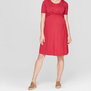 Ingrid & Isabel Maternity Twist Dress - XXL - NWT